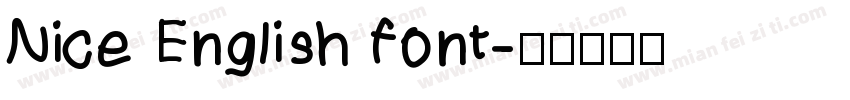 Nice English font字体转换